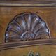 Double drop-leaf commode - Chippendale, Mahogany - Cherry wood