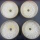 Ceiling light, old speckled glass lampshade, set of 4