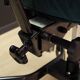 Green office armchair, Danish design, 1970s, production: Denmark