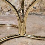 Modular brass coffee table, Morex, Italy, 1970s