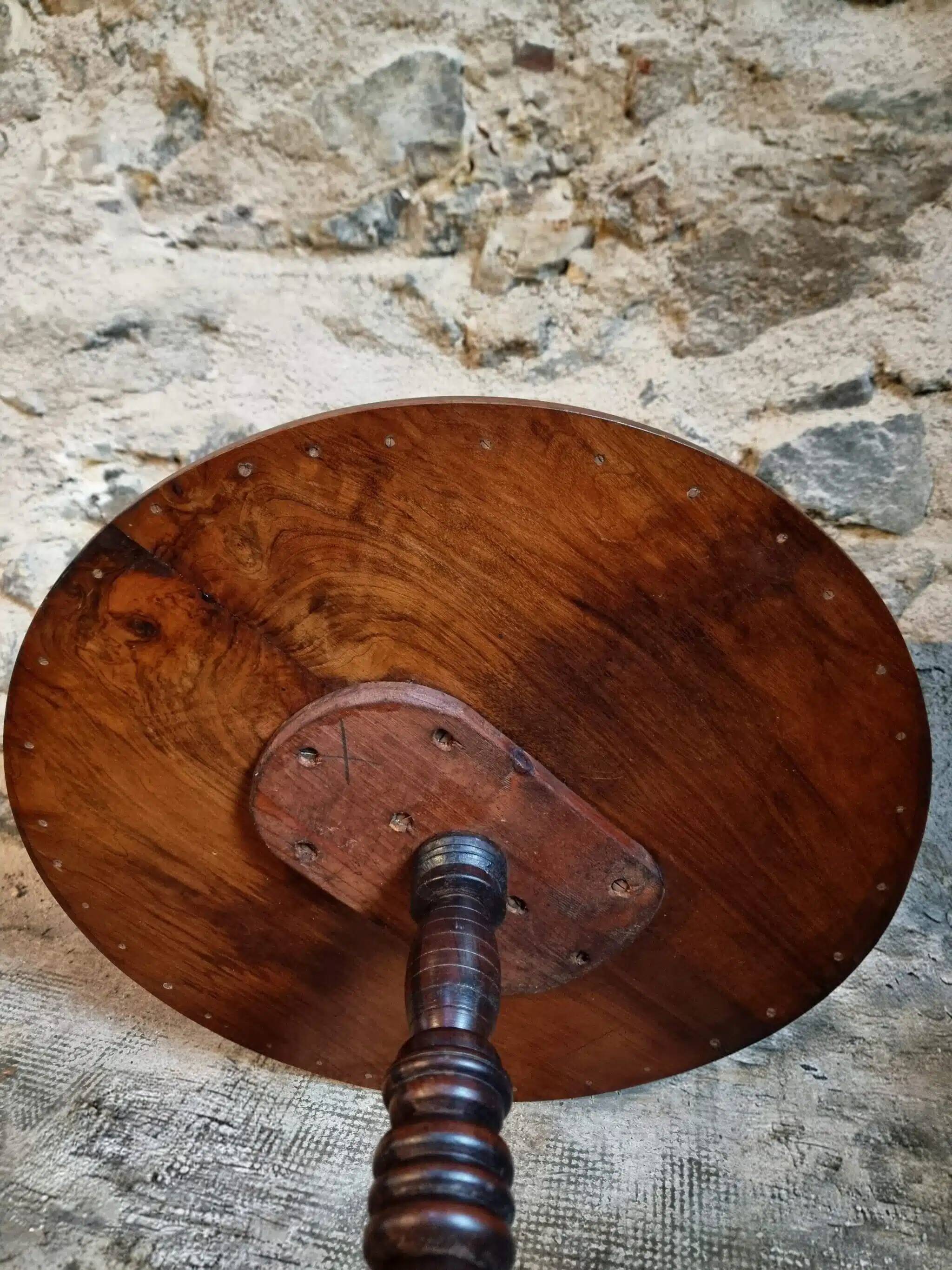 French antique guéridon (pedestal table), 19th century