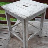 Patinated workshop stool 1930