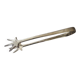 Silver-plated crow's feet claw