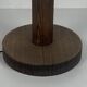 Midcentury brutalist oak floor lamp with 4 spheres, 1970s  by Temde Leuchten