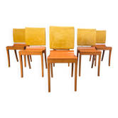 Ensemble de 6 chaises de salle à manger Finn par Ligne Roset, années 1990.