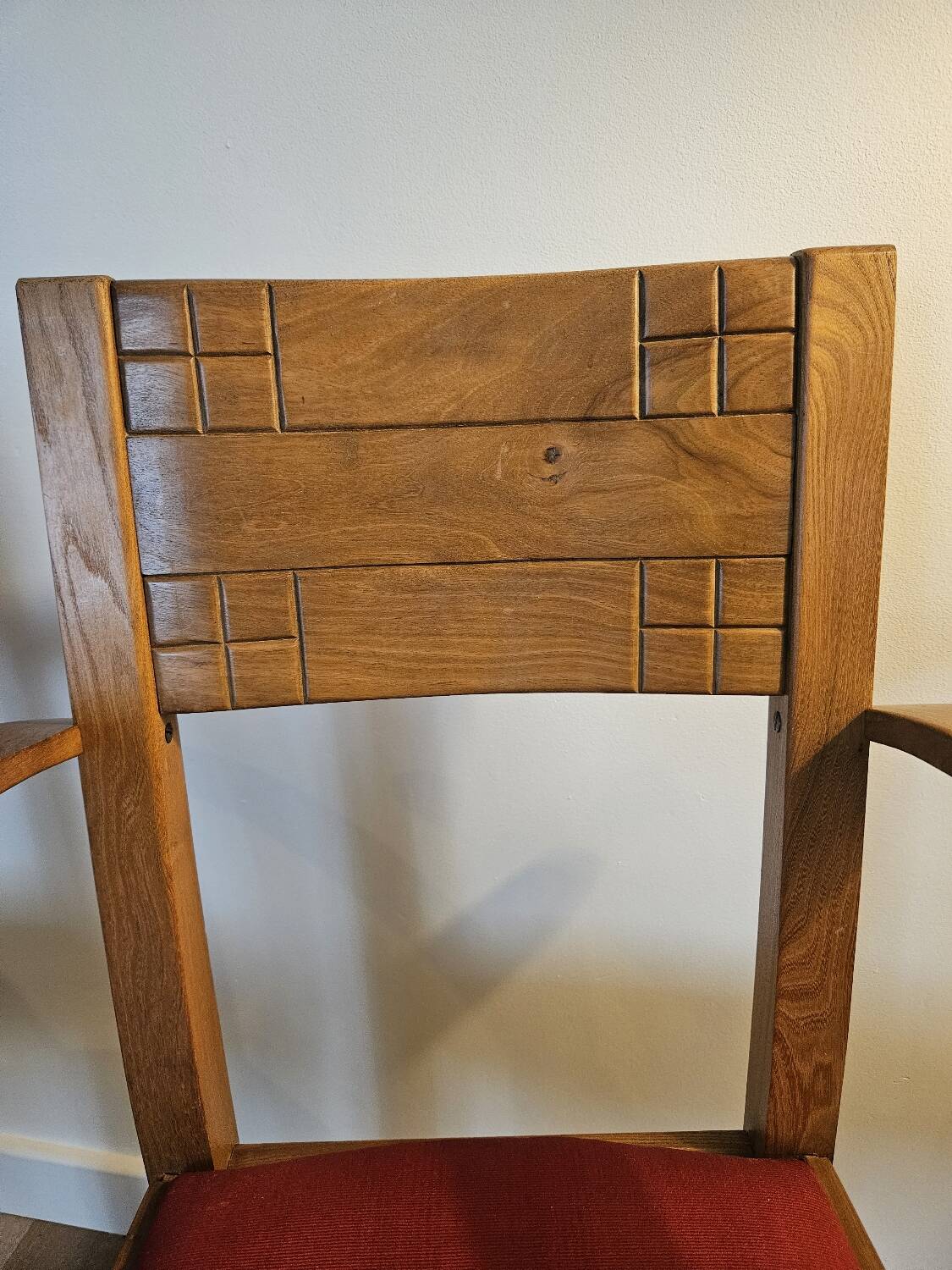 Pair of Art Deco Walnut Bridge Armchairs