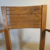 Pair of Art Deco Walnut Bridge Armchairs