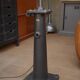 Old gas pump floor lamp in cast iron metal and glass 1930