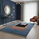 Handwoven Moroccan rug, natural wool, 250cm x 150cm, elegant decoration.