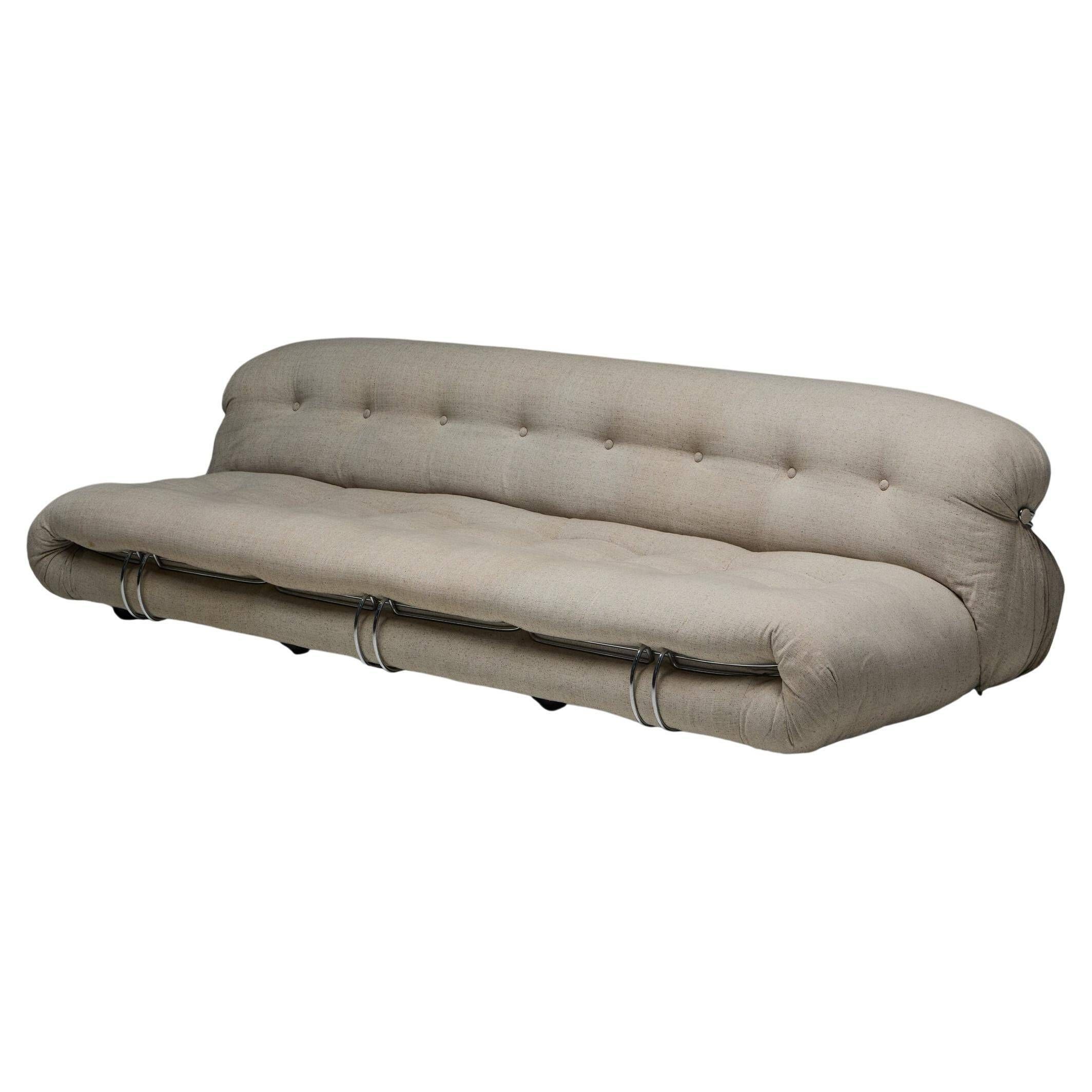 Soriana sofa by Afra and Tobia Scarpa for Cassina, Italy, 1970s