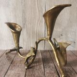 Bougeoir de table arums
