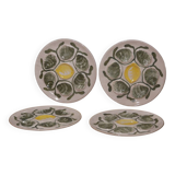 Assiettes à huîtres en faïence de Belon