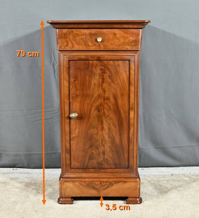 Mahogany Bedside Table, Restoration style – 2nd part 19th century
