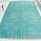 Tapis vintage turquoise