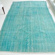 Tapis vintage turquoise