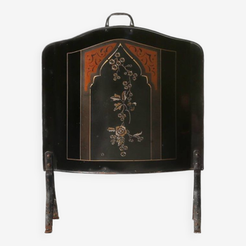 Antique Art Nouveau fire screen