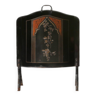 Antique Art Nouveau fire screen