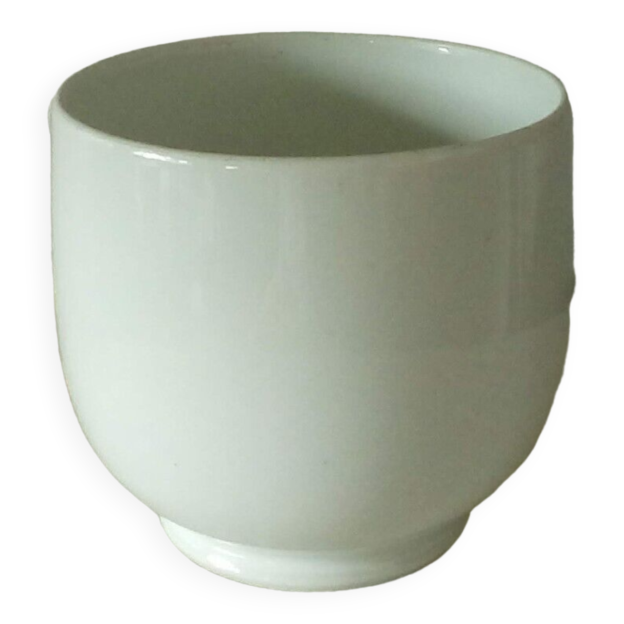 Cache pot en porcelaine blanche ancien