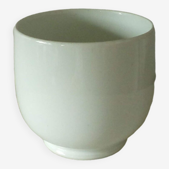 Cache pot en porcelaine blanche ancien