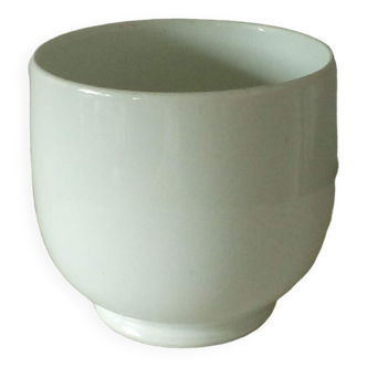 Cache pot en porcelaine blanche ancien