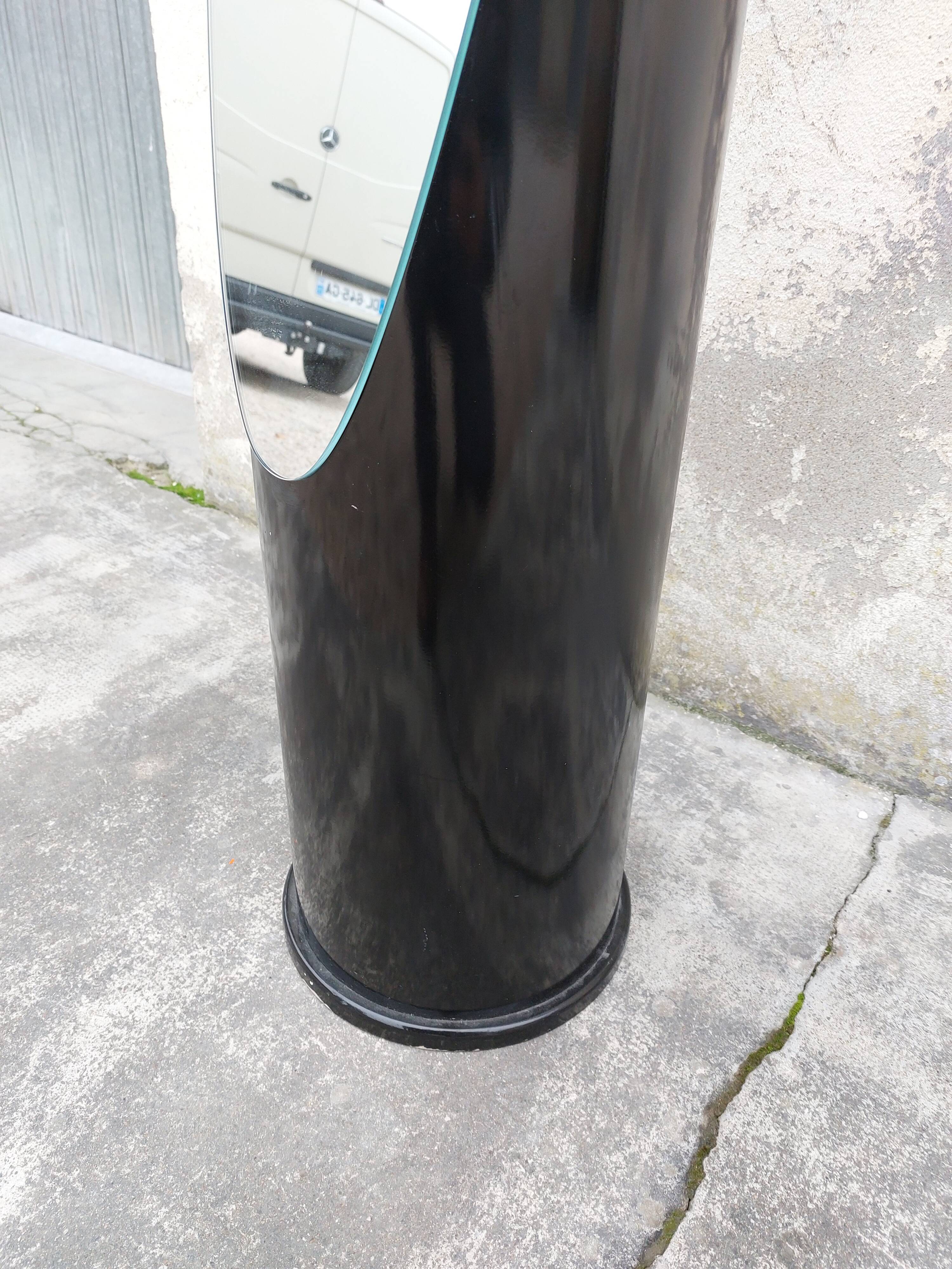 Miroir sur pied vintage année 80