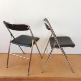 Pair of vintage folding chairs