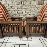 Pair armchair art deco