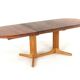 Glostrup oval 2x extendable dining table - massive teak - danish design