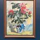 Swedish Oil on Panel – "Flower Motif in Pot” by G. Källbom