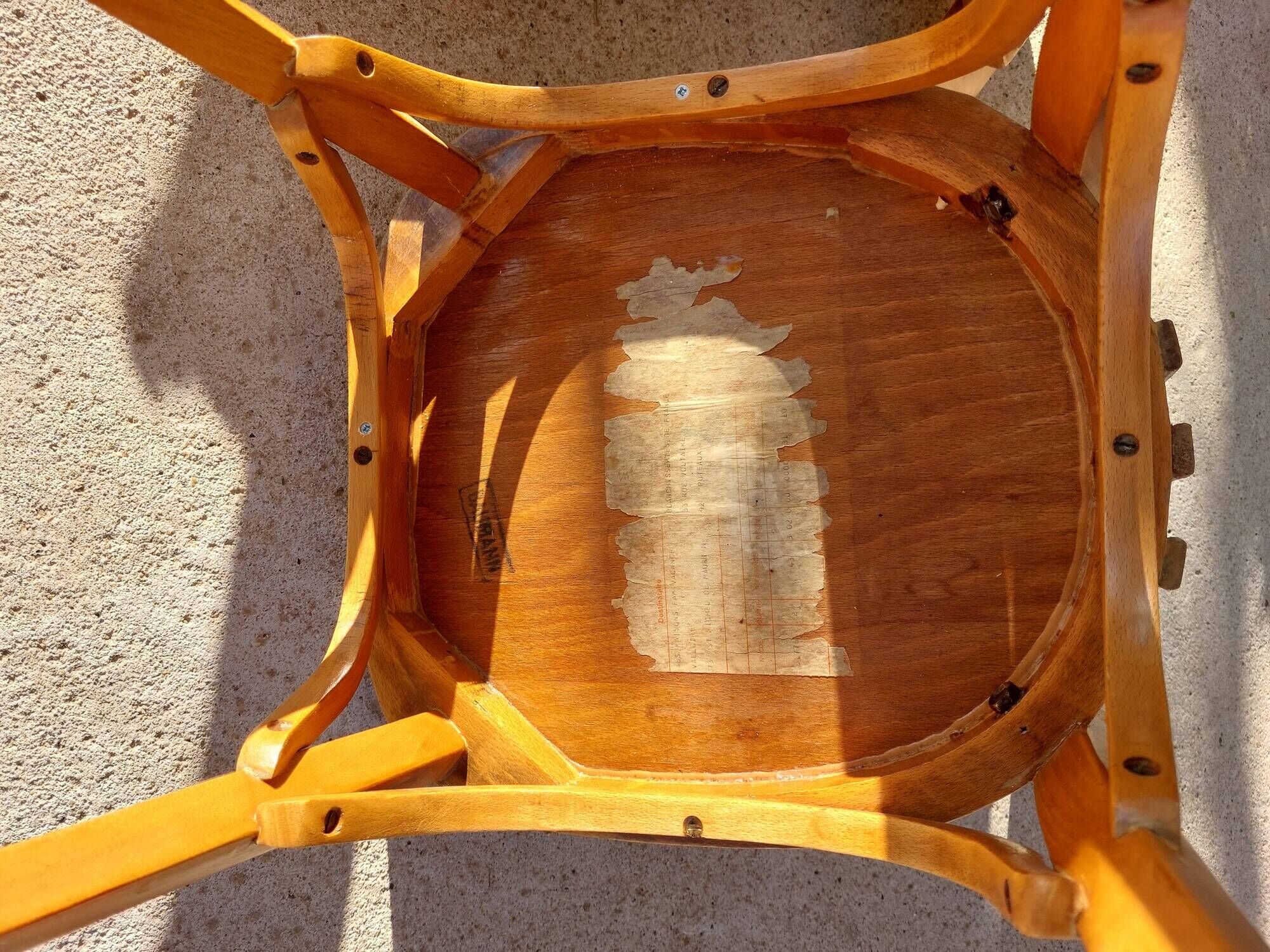 4 vintage Baumann bistro chairs