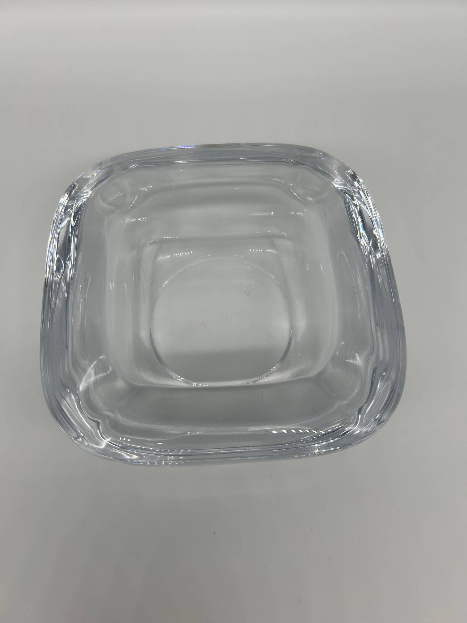 Large crystal ashtray