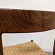 Pair of Danish chairs in teak and rope from the 60s/70s