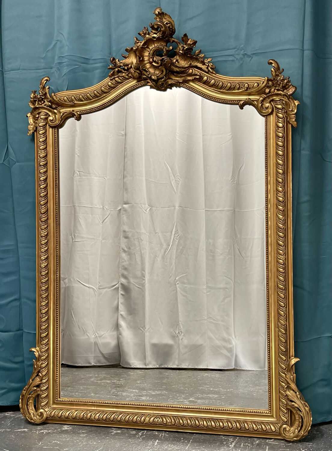 Mirror 151x108 cm old louis XV era Napoleon III