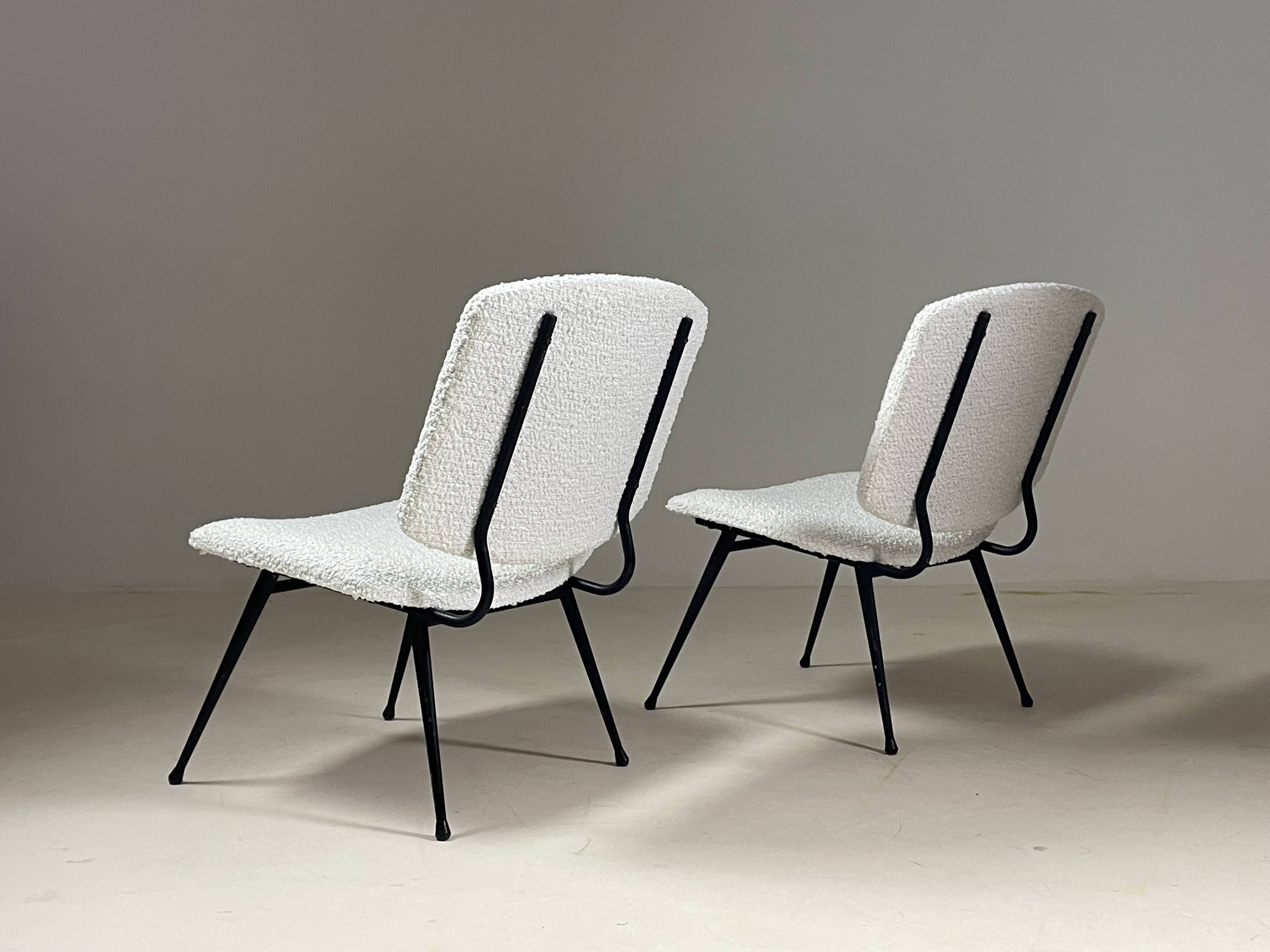 Pair of 1950s armchairs, France