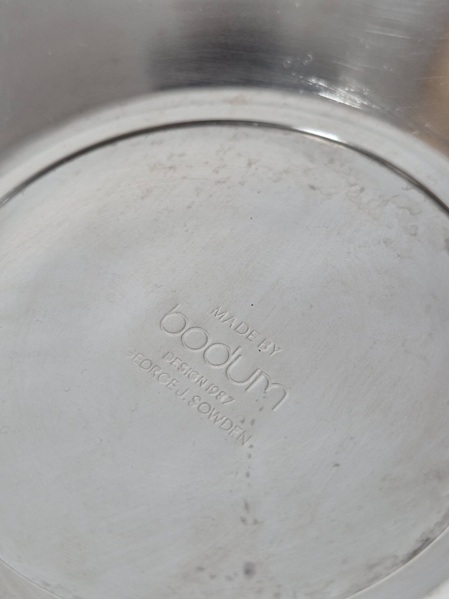 Vintage postmodern fruit bowl by George Sowden for Bodum.