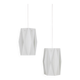 Ensemble rare de 2 lampes suspendues par Lars Schiøler pour Hoyrup / Hoyruplight / années 1960-1970