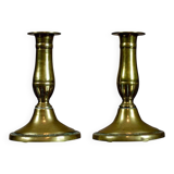 Brass Candleholders, 1939, Set of 2