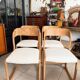 Set of 4 Baumann sleigh chairs