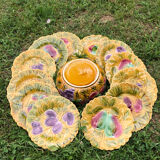 Service fruits sarreguemines 12 assiettes un saladier