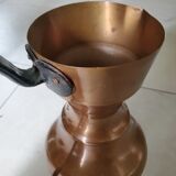 Copper jug with iron handle