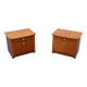 Set Art Deco nightstands Nutwood 1930s Holland