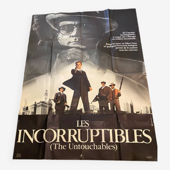 Authentic cinema poster the incorruptibles with kevin costner black white