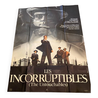 Authentic cinema poster the incorruptibles with kevin costner black white
