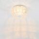 Mid Century Glass Ceiling Light From Limburg, Germany, 1960s/1970s