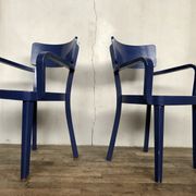 Paire de 2 fauteuils de bureau bout de table