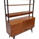 Vintage Wall Unit Bookcase Sweden Teak Design