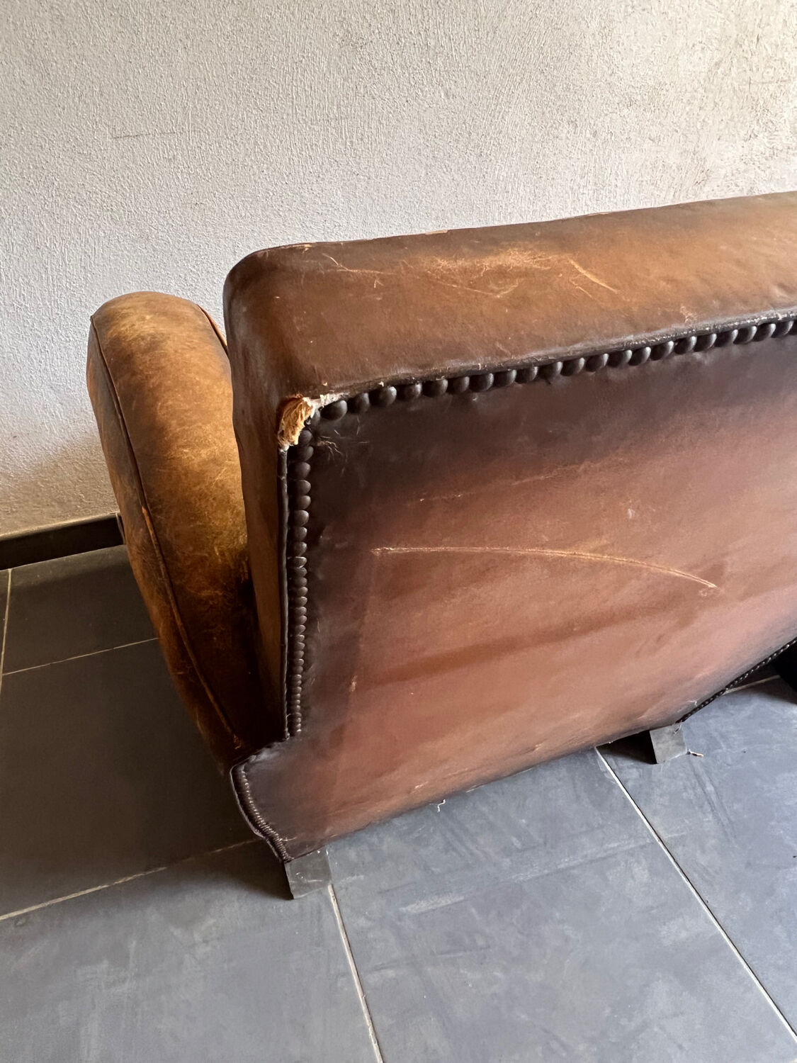 Pair of club chairs