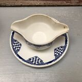 Saucière signed Moulin des Loups Hamage Orchies Nord France model Pantin