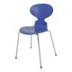Arne Jacobsen for Fritz Hansen ultramarin ( L15) wooden "Ant" chair, Denmar