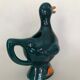 Blue duck pitcher in earthenware, Poet Laval circa 1960